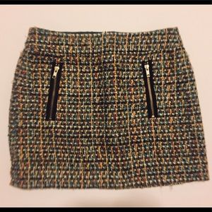 J. Crew tweed mini skirt, size 2